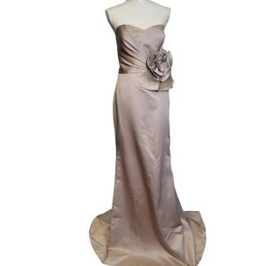 NWT Badgley Mischka Cashmere Long Formal Gown